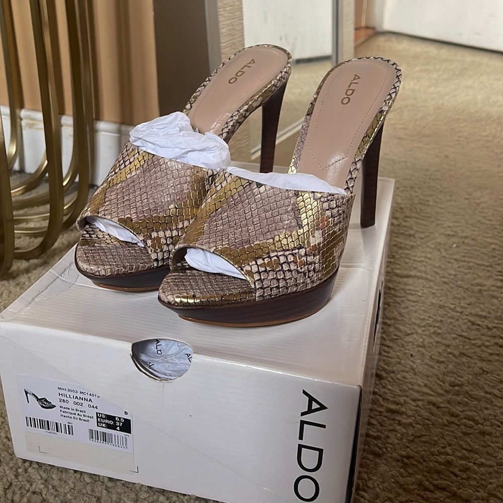 ALRO HILLIANNA MULE HEELS